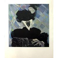 Portrait Bleu By Max Ernst