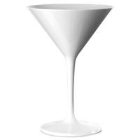 Polycarbonate Martini Glasses White 7oz / 200ml (Set of 4)