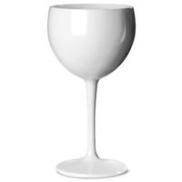 Polycarbonate Balloon Wine Glasses White 12.3oz / 350ml (Set of 4)