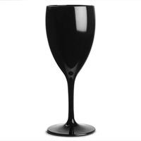 Polycarbonate Wine Glasses Black 12oz / 340ml (Set of 4)