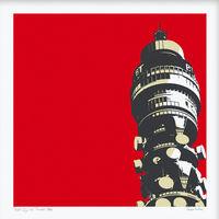 Post Office Tower - Red By Jayson Lilley