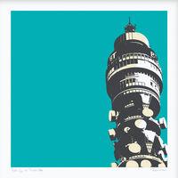 post office tower turquoise by jayson lilley