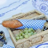 Porcelain Blue Party Greaseproof Paper and Twine
