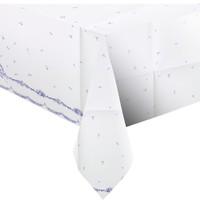 Porcelain Blue Plastic Party Tablecover