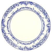Porcelain Blue Large Paper Plates