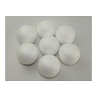 polystyrene shapes round ball white