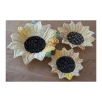 Poorhouse Quilt Designs Easy Sewing Pattern Sunflower Nesting Bowls