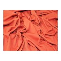 Ponte Roma Stretch Jersey Dress Fabric Orange