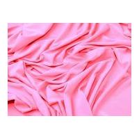 Polyester Drapey Stretch Jersey Dress Fabric Shocking Pink