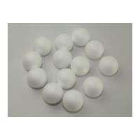 polystyrene shapes round ball white