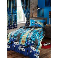 Police Chase Single Duvet Cover and Pillowcase Set
