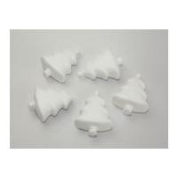 Polystyrene Shapes Hanging Christmas Tree White