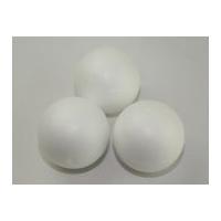 Polystyrene Shapes Round Ball White