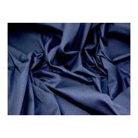 Polycotton Cotton Drill Dress Fabric Navy Blue