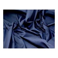 polycotton cotton drill dress fabric navy blue