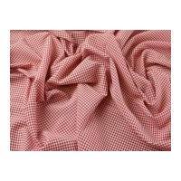 polyester viscose tiny gingham check dress fabric