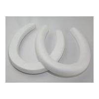 Polystyrene Shapes Wedding Horseshoe White