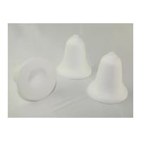 polystyrene shapes wedding christmas bell white