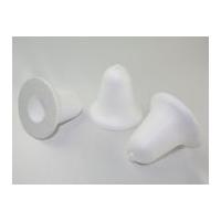 polystyrene shapes wedding christmas bell white