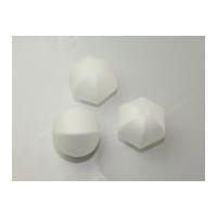 polystyrene shapes hexagon ball white