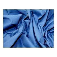 Polycotton Cotton Drill Dress Fabric Royal Blue
