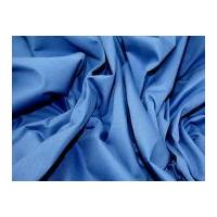 polycotton cotton drill dress fabric royal blue