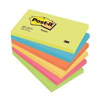 Post-it Sticky Notes Neon Rainbow (6 x 100 Sheets)