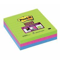 Post-it Super Sticky Notes Removable Ultra Pink/Green (2 x 70 Sheets)