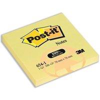 Post-it Sticky Notes Recycled Canary Yellow (12 x 100 Sheets)