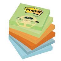 post it sticky notes recycled pastel assorted 12 x 100 sheets