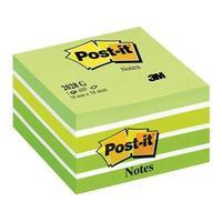 Post-it (76 x 76mm) Sticky Notes Cube Neon Assorted Colours (1 x 450 Sheets)