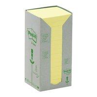 Post-it Sticky Notes Z-Notes Tower Recycled Yellow (16 x 100 Pack)