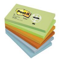 Post-it Sticky Notes Recycled Pastel (12 x 100 Sheets)