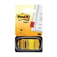 Post-it Index Flags 25mm Yellow (12 x 50 Flags)