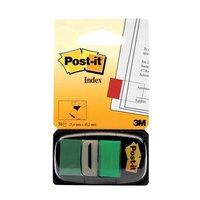 Post-it Index Flags 25mm Green (12 x 50 Flags)