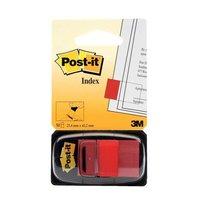 Post-it Index Flags 25mm Red (12 x 50 Flags)