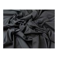 Polyester, Viscose & Lycra Stretch Suiting Dress Fabric Black