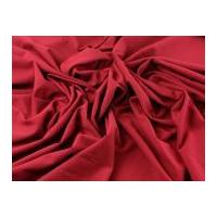 Poly, Viscose & Lycra Stretch Suiting Dress Fabric Dark Red
