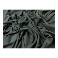 Poly, Viscose & Lycra Stretch Suiting Dress Fabric Dark Green