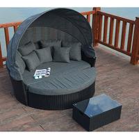 port royal prestige large daybed in black