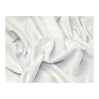 Polyester French Crepe Soft Suiting Dress Fabric White