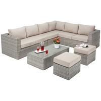 port royal luxe rustic large right hand corner sofa set