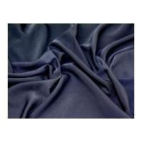 Polyester French Crepe Soft Suiting Dress Fabric Navy Blue