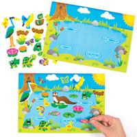 pond pals sticker scenes pack of 4