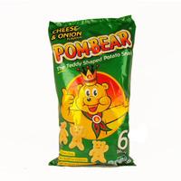 Pom Bear Cheese & Onion Snacks 6 Pack