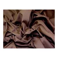 Polycotton Cotton Drill Dress Fabric Brown