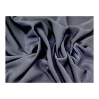 Polyester French Crepe Soft Suiting Dress Fabric Charcoal Grey