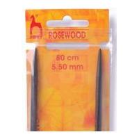 Pony Rosewood Circular Knitting Needles 5.5mm