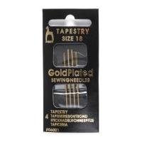 pony gold plated tapestry cross stitch hand sewing needles