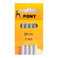 Pony Double Point Knitting Needles 7mm